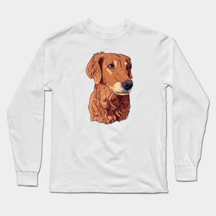 Golden Retriever Pout Long Sleeve T-Shirt